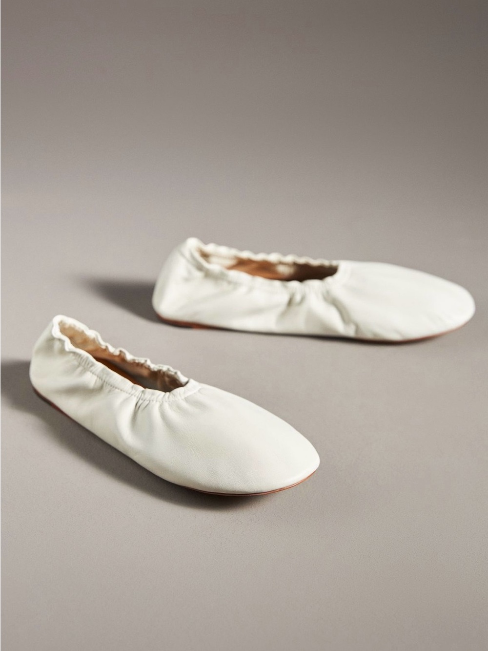 Pilcro Ivory glove ballet flats